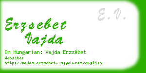 erzsebet vajda business card